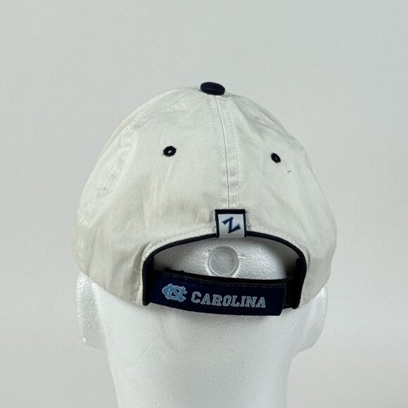 NCAA Carolina Tar Heels Zephyr The Z Hat Adjustable Cap Embroidered Logo Beige - Picture 6 of 8